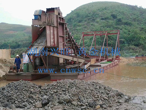 采金船-剛果金-工作現場 采金船-剛果金-工作現場